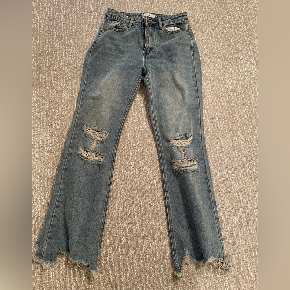Adika light blue flare jeans NEVER WORN W TAG!